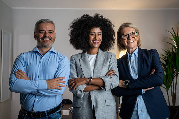 istock Group of successful multiethnic business team. 2254795558