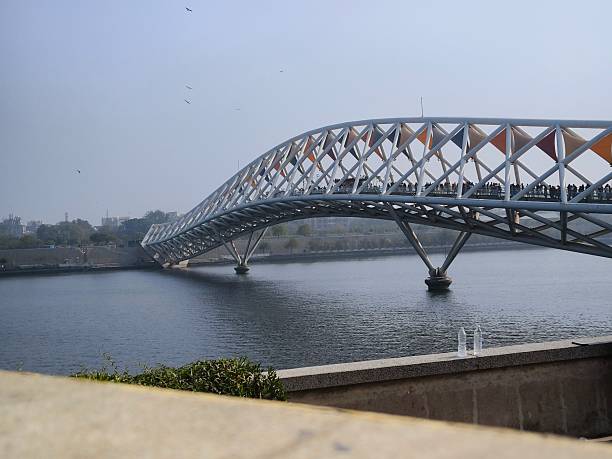 istock Atal Pedestrian Bridge on the Sabarmati River, Ahmedabad 2254800174