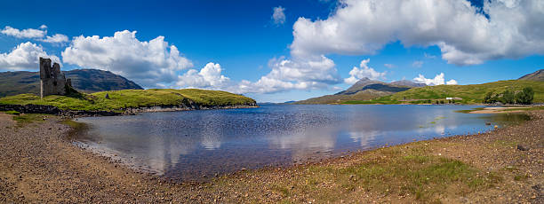 istock Ardvreck Castle ruins reflecting in Loch Assynt, Scotland 2254802874