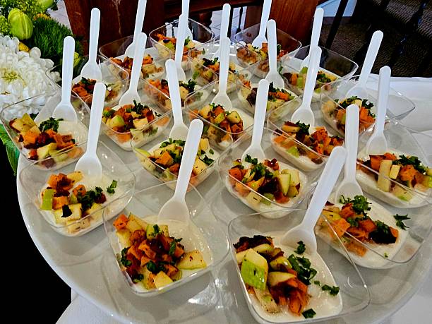 buffet potluck food display party
