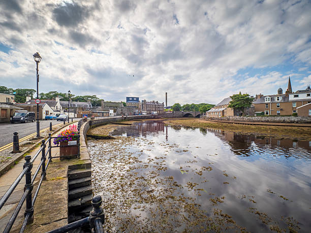 istock Wick river flowing through coastal town in Scotland 2254804613