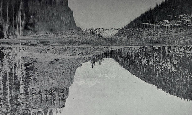 istock Antique illustration - The Glass Mountain in Yellowstone National Park 2254821296