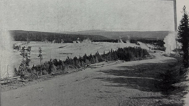 istock Antique illustration - the Norris Basin in Yellowstone National Park 2254821298