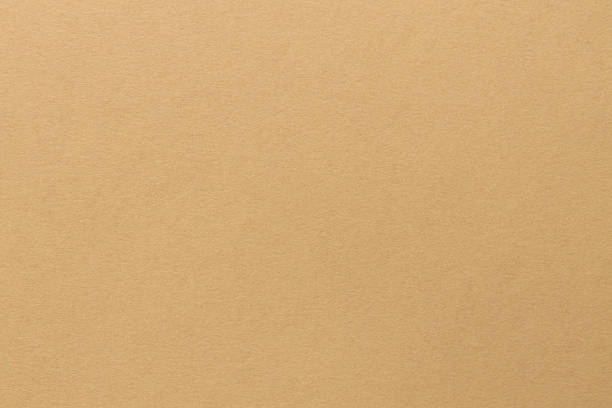 Kraft Paper Texture Background Surface Close Up of Recycled Cardboard Material Design