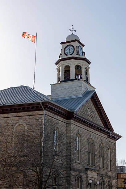istock Town Hall building with Canadian flag in Perth, Canada 2254823385