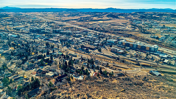 istock Drone view of downtown Castle Rock Colorado 2254829620