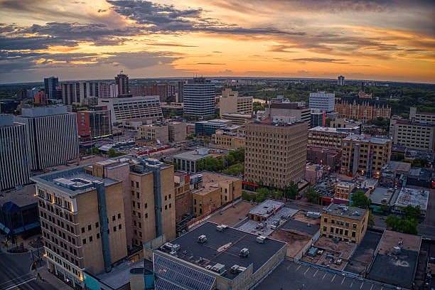 istock Aerial View of Saskatoon, Saskatchewan during Dusk 2254832462