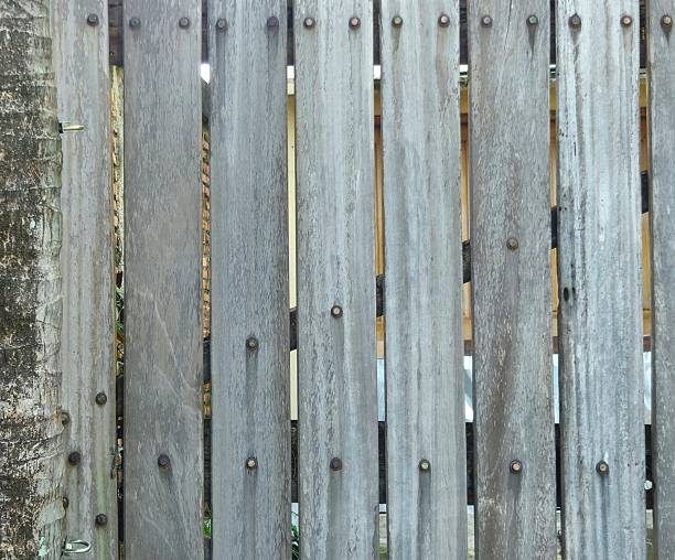 Picture of a fence made from wood