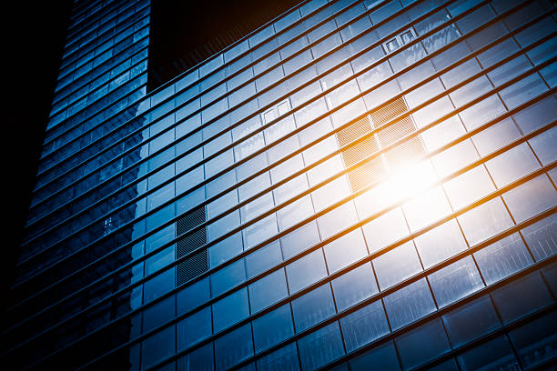 istock Urban abstract - windowed corner of office building 2254834295