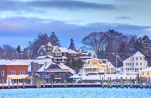 istock Winter in Watch Hill, Rhode Island 2254834340
