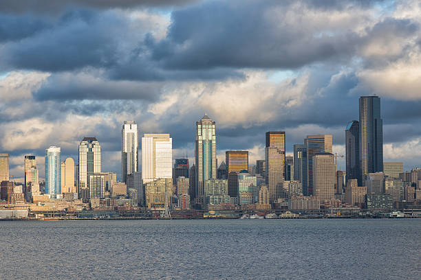 Seattle Waterfront and Elliott Bay 2015 Washington