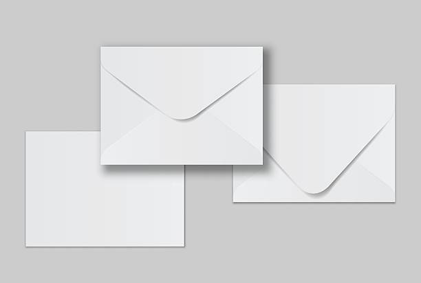 istock Minimal white envelope and paper mockup set on neutral background, clean stationery composition for corporate branding, business correspondence, invitation layout, print presentation 2254850031