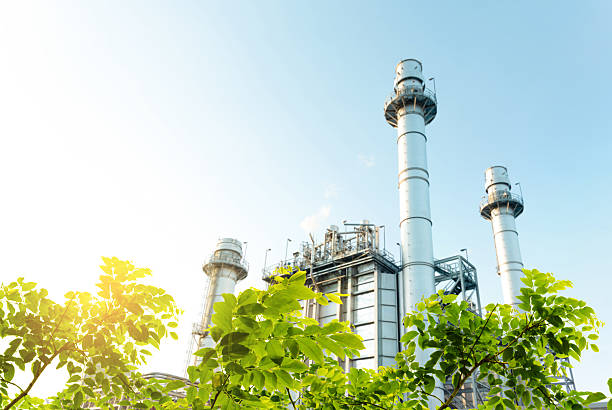 istock Green Industry and green buffer zones 2254850564