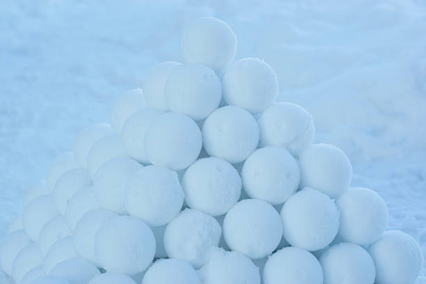 Snowball fight is a winter activity in which people throw snowballs at each other.