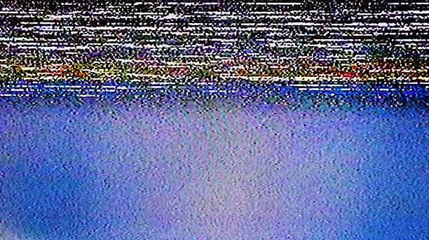 istock TV Static Noise Glitch Effect from a vintage Television 2254859510