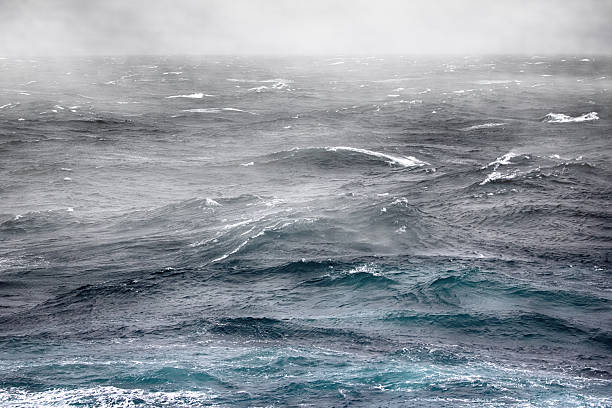 istock Fog over cold current in Kara sea 2254861110