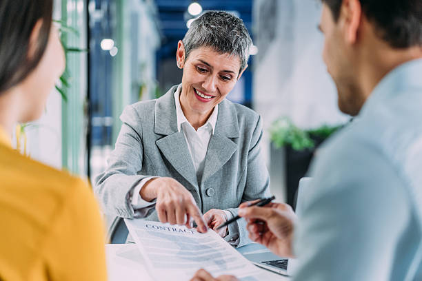 istock Business people signing a contract in the office. 2254861478