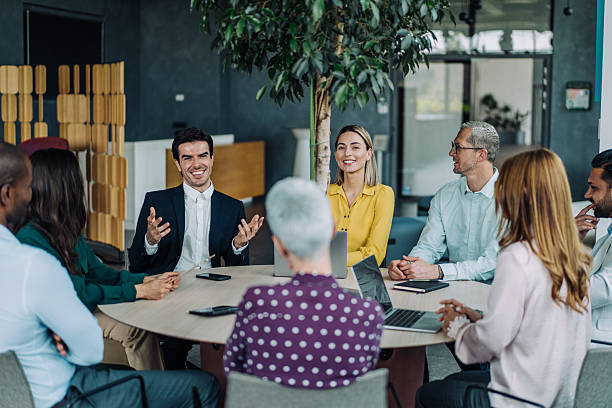 istock Business persons on meeting in the office. 2254863923