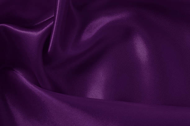 istock Purple fabric cloth texture for background and design art work, beautiful crumpled pattern of silk or linen. 2254864445