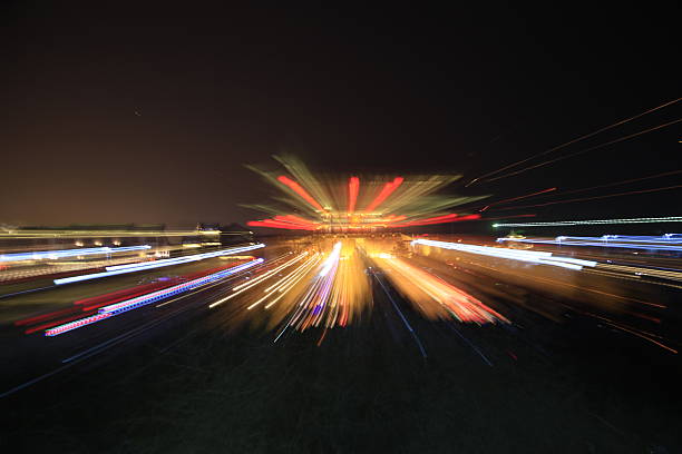 The light in the dark, the abstract background