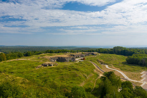 istock Fort de Douaumont landscape under blue sky 2254878480