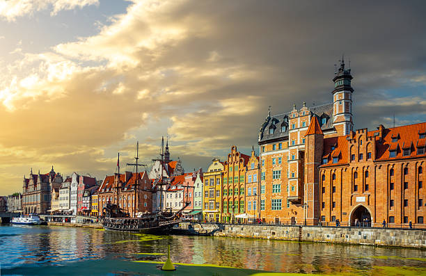 istock Historic Gdansk Waterfront Architecture with Scenic River 2254893264