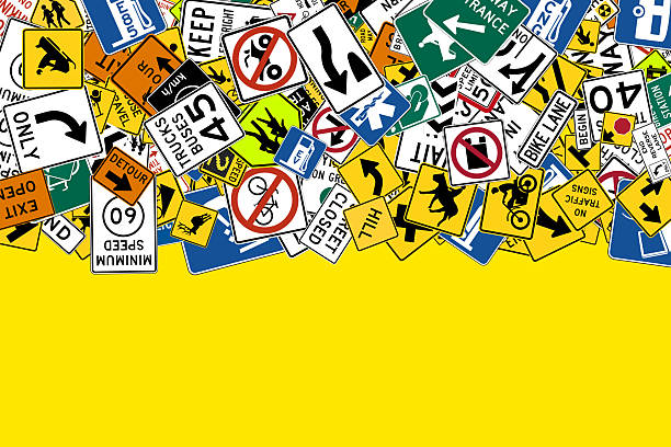 istock collection of various road signs and traffic signals 2254901076