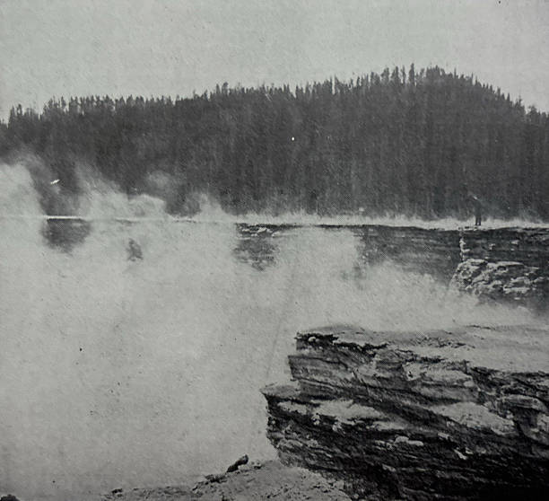istock Antique illustration - Hell's Half Acre in Yellowstone National Park 2254909300
