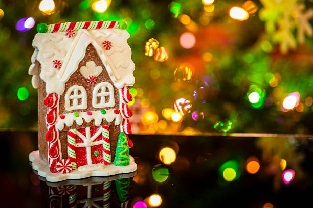 istock Gingerbread House Decorated with Candy and Icing 2254913795