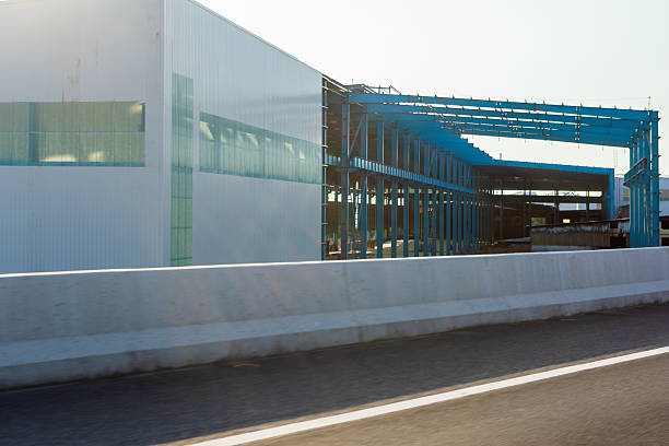 Steel structure roof of factory