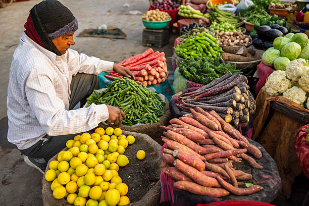 istock Busy Morning Vegetable Stall — Jaipur, India 2254918248