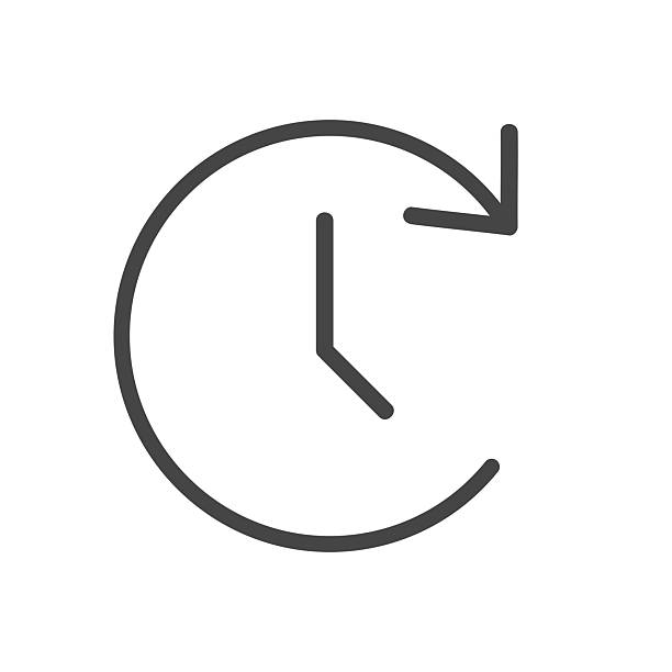 Clock Icon Vector Illustration Design Clock Icon Vector Illustration Design long term icon stock illustrations