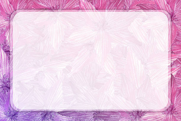 White circle frame background with decorated design borders
