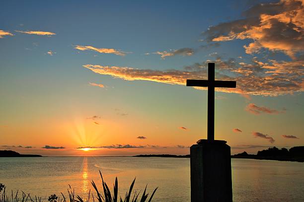 Various tombstones at Waverley Cemetery in the eastern suburbs of Sydney.