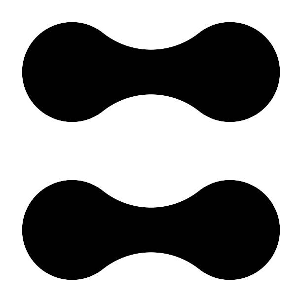 istock Black geometric icon. Brutalism abstract shape. Minimalistic graphic symbol. Neo-geo decorative element for poster, project, banner, design. isolated on a white or background. Vector illustration. 2254951900