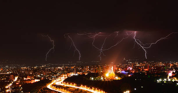 Lightning in Armenia, Yerevan