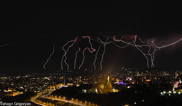 Lightning in Armenia, Yerevan