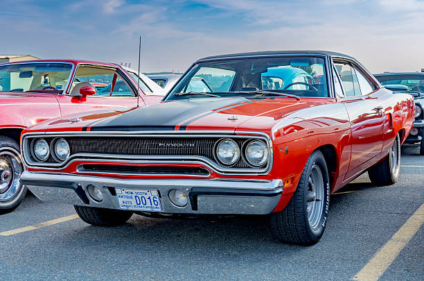Vintage muscle car from the 70s