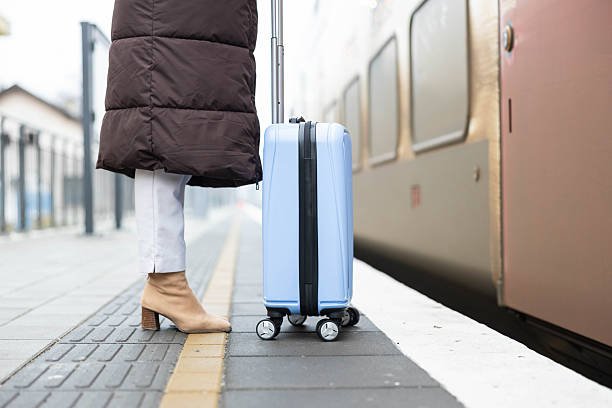 istock Stylish Travel at Train Station 2254958311
