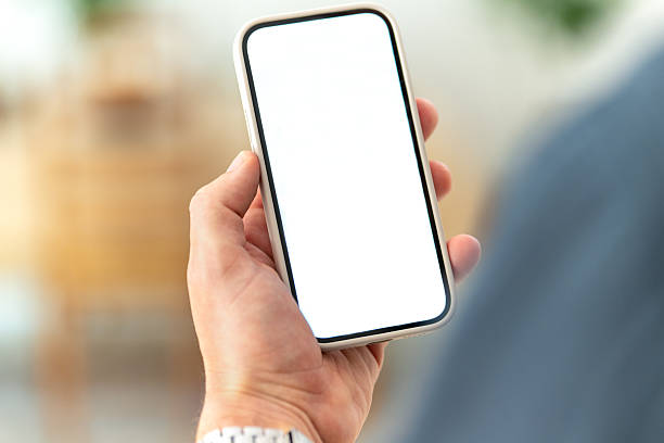 istock Man holding a mobile phone with a financial loan approval message on the screen. 2254972659