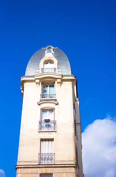 Paris, France: Tall Haussmann Building, Ave Parmentier, 11th Arrondissement