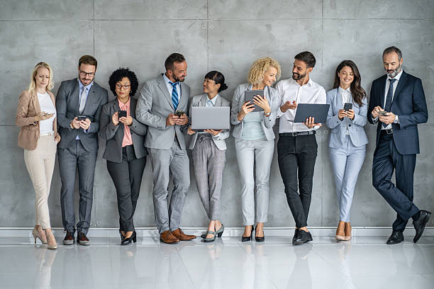 istock Energetic Team Of Professionals Engaging With Technology 2254983197