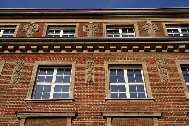 istock Historic ThyssenKrupp Office Building Facade in Cologne-Ehrenfeld 2254989806