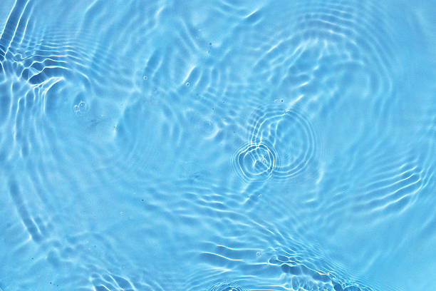 istock Soft ripples on the surface of clear blue water. 2254989817