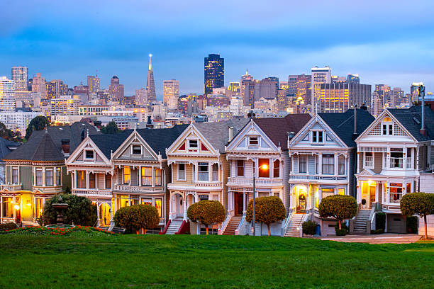 istock Painted Ladies at Alamo Square 2254994994