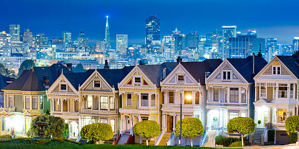 istock Painted Ladies at Alamo Square 2254994997