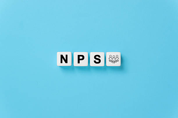 istock Net Promoter Score (NPS) measuring customer satisfaction and loyalty concept.Tool for measure customer loyalty and improvement products or services. White dice with NPS text and icon. 2254995543