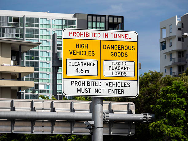 Directional traffic signs in Central Brisbane, Australia