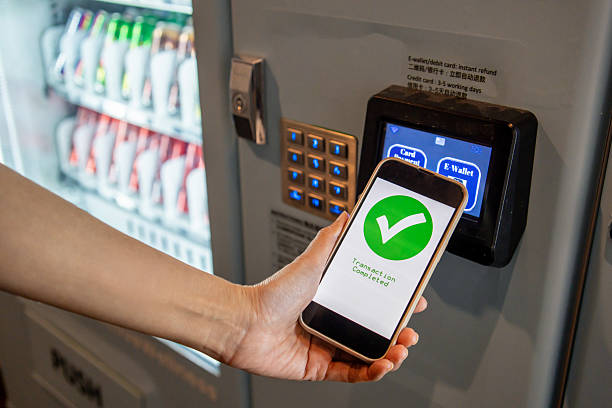 istock Tap-to-pay smartphone transaction, checkout on mobile screen 2254996341