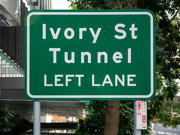 Directional traffic signs in Central Brisbane, Australia